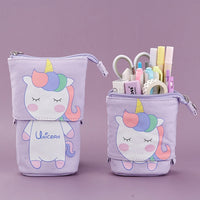 Flexible Big Cat Pencil Case Fabric Quality School Supplies Stationery Gift School Cute Pencil Box Pencilcase Pencil Bag