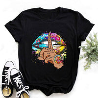 Wildflower Dandelion Print Women tshirt Cotton Casual Funny t shirt Gift For Lady Yong Girl Top Tee