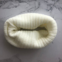 Winter Unisex Faux Fur Pompon Hat Scarf For Kids Boys Girls Knitted Baby Caps With Pompom Bonnet Children&#39;s Accessories