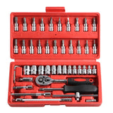 Flex Head Ratcheting Wrench Set,Combination Ended Spanner kits, Chrome Vanadium Steel Hand Tools Socket Key Ratchet Wrench set