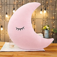 Plush Sky Pillows Emotional Moon Star Cloud Shaped Pillow Pink White Grey Room Chair Decor Seat Cushion