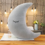 Plush Sky Pillows Emotional Moon Star Cloud Shaped Pillow Pink White Grey Room Chair Decor Seat Cushion