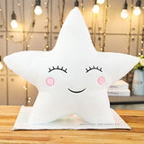 Plush Sky Pillows Emotional Moon Star Cloud Shaped Pillow Pink White Grey Room Chair Decor Seat Cushion