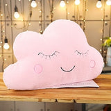 Plush Sky Pillows Emotional Moon Star Cloud Shaped Pillow Pink White Grey Room Chair Decor Seat Cushion