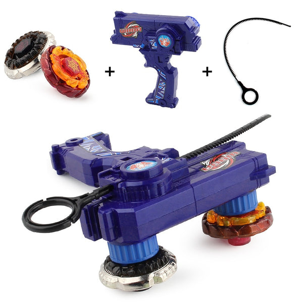 Beyblades set Metal Fusion Toys Bayblades Burst and Launchers Toy Bey blade Toy with Dual Launchers Hand Spinner Metal Tops