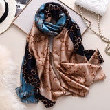 2020 Brand Designer Silk Scarf Female Foulard Bandana Long Shawls Wraps Winter Neck Scarves Pashmina Lady Hijab Luxury New