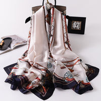 2020 Brand Designer Silk Scarf Female Foulard Bandana Long Shawls Wraps Winter Neck Scarves Pashmina Lady Hijab Luxury New