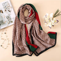 2020 Brand Designer Silk Scarf Female Foulard Bandana Long Shawls Wraps Winter Neck Scarves Pashmina Lady Hijab Luxury New