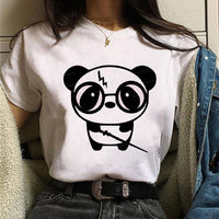 Women Funny Glasses Graphic Printed Tshirt Unisex Summer New Fashion Short Sleeve T shirt Ladies Casual Harajuku Style Clothes