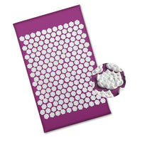 Lotus Flower Acupressure Yoga Mat Relieve Back ,Neck And Foot massagec Pain accupuncture Mat With Spikes Kuznetsov's applicator