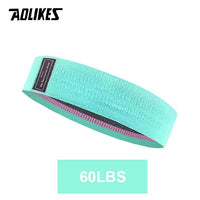 AOLIKES Fitness Rubber Band Elastic Yoga Resistance Bands Set Hip Circle Expander Bands Gym Fitness Booty Band Home Workout