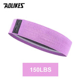 AOLIKES Fitness Rubber Band Elastic Yoga Resistance Bands Set Hip Circle Expander Bands Gym Fitness Booty Band Home Workout