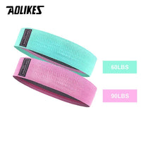 AOLIKES Fitness Rubber Band Elastic Yoga Resistance Bands Set Hip Circle Expander Bands Gym Fitness Booty Band Home Workout