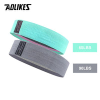 AOLIKES Fitness Rubber Band Elastic Yoga Resistance Bands Set Hip Circle Expander Bands Gym Fitness Booty Band Home Workout