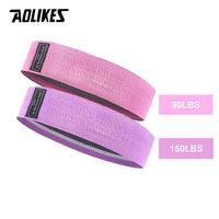 AOLIKES Fitness Rubber Band Elastic Yoga Resistance Bands Set Hip Circle Expander Bands Gym Fitness Booty Band Home Workout