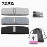 AOLIKES Fitness Rubber Band Elastic Yoga Resistance Bands Set Hip Circle Expander Bands Gym Fitness Booty Band Home Workout