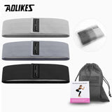 AOLIKES Fitness Rubber Band Elastic Yoga Resistance Bands Set Hip Circle Expander Bands Gym Fitness Booty Band Home Workout