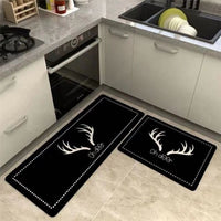 Waterproof Oilproof Kitchen Mat Antislip Bath Mat Soft Bedroom Floor Mat Living Room Carpet Doormat Kitchen Rug