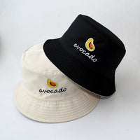 Bucket Hats Women Letter Embroidered Double-sided Fisherman Hat Korean Style Solid Climbing Outdoor Sunscreen Bucket Hat ZZ-337