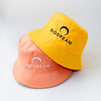 Bucket Hats Women Letter Embroidered Double-sided Fisherman Hat Korean Style Solid Climbing Outdoor Sunscreen Bucket Hat ZZ-337