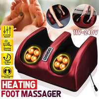 Foot Massage Machine Electric Shiatsu Foot Massager Heating Therapy Foot Massage Roller for Relief Leg Fatigue Women Men Gift