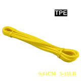 41" 208cm Resistance Bands Natural Latex Rubber Loop Gym  Expander Strengthen Trainning Power Fitness Pull Up Elastic Band