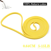 41" 208cm Resistance Bands Natural Latex Rubber Loop Gym  Expander Strengthen Trainning Power Fitness Pull Up Elastic Band