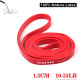 41" 208cm Resistance Bands Natural Latex Rubber Loop Gym  Expander Strengthen Trainning Power Fitness Pull Up Elastic Band