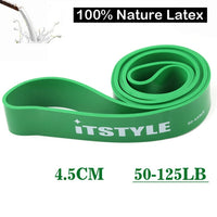 41" 208cm Resistance Bands Natural Latex Rubber Loop Gym  Expander Strengthen Trainning Power Fitness Pull Up Elastic Band