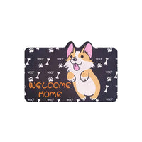 Cartoon Welcome Entrance Doormats Carpets Rugs For Home Bath Living Room Floor Stair Kitchen Hallway Non-Slip Cat Dog Pet Gamer