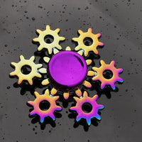 Rainbow Metal Finger Spinner R118 Bearing Spinner Toy Adult Toys for Children Raytheon Mushroom 60-65mm Fidget Spinner 2019