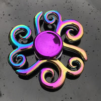 Rainbow Metal Finger Spinner R118 Bearing Spinner Toy Adult Toys for Children Raytheon Mushroom 60-65mm Fidget Spinner 2019