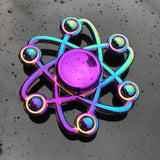 Rainbow Metal Finger Spinner R118 Bearing Spinner Toy Adult Toys for Children Raytheon Mushroom 60-65mm Fidget Spinner 2019