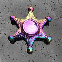 Rainbow Metal Finger Spinner R118 Bearing Spinner Toy Adult Toys for Children Raytheon Mushroom 60-65mm Fidget Spinner 2019