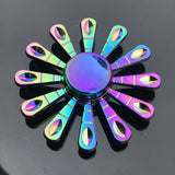 Rainbow Metal Finger Spinner R118 Bearing Spinner Toy Adult Toys for Children Raytheon Mushroom 60-65mm Fidget Spinner 2019