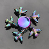 Rainbow Metal Finger Spinner R118 Bearing Spinner Toy Adult Toys for Children Raytheon Mushroom 60-65mm Fidget Spinner 2019