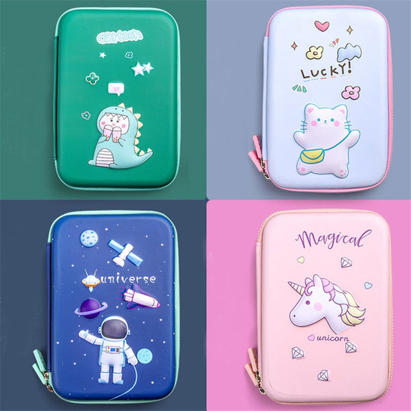 Pencil Cases Unicorn Trousse Kawaii Stationery Licorne Etui Estuche Case School Supplies Cute Papeleria Astronaut Pencil Box Bag