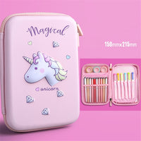 Pencil Cases Unicorn Trousse Kawaii Stationery Licorne Etui Estuche Case School Supplies Cute Papeleria Astronaut Pencil Box Bag