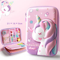 Pencil Cases Unicorn Trousse Kawaii Stationery Licorne Etui Estuche Case School Supplies Cute Papeleria Astronaut Pencil Box Bag