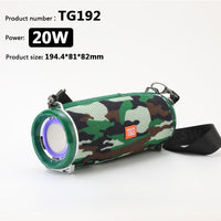 50W High Power TG187 Bluetooth Speaker Waterproof Portable Column For PC Computer Speakers Subwoofer Boom Box Music Center FM TF