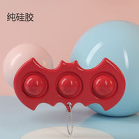 Luminous Keychain Stress Relief Squishy Pops It Fidget Toys Octopus Push Bubble Pops Fidget Sensory Toy For Autism Special