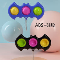 Luminous Keychain Stress Relief Squishy Pops It Fidget Toys Octopus Push Bubble Pops Fidget Sensory Toy For Autism Special