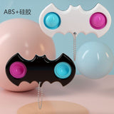 Luminous Keychain Stress Relief Squishy Pops It Fidget Toys Octopus Push Bubble Pops Fidget Sensory Toy For Autism Special