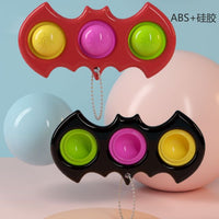 Luminous Keychain Stress Relief Squishy Pops It Fidget Toys Octopus Push Bubble Pops Fidget Sensory Toy For Autism Special