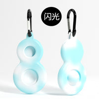 Luminous Keychain Stress Relief Squishy Pops It Fidget Toys Octopus Push Bubble Pops Fidget Sensory Toy For Autism Special