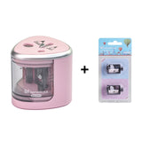 2018 New Automatic pencil sharpener Two-hole Electric Switch Pencil Sharpener stationery Home Office School Supplies