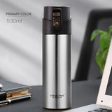 PINKAH 530ml Thermos Bottle With Tea Filter Vacuum Flask Sealed Leakproof Stainless Steel Milk Big Capacity Travel Insulated Cup