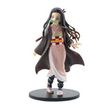 Anime 16CM Demon Slayer Kimetsu no Yaiba figure Kamado Tanjirou Action Figure Agatsuma Zenitsu Nezuko Warrior PVC Model Toys