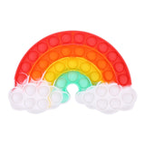 Push Bubble Fidget Toys Adult Stress Relief Sensory Toy Antistress Fidgets Ice Cream Board Soft Squishy Bubble Anti-Stress Game