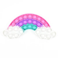 Push Bubble Fidget Toys Adult Stress Relief Sensory Toy Antistress Fidgets Ice Cream Board Soft Squishy Bubble Anti-Stress Game